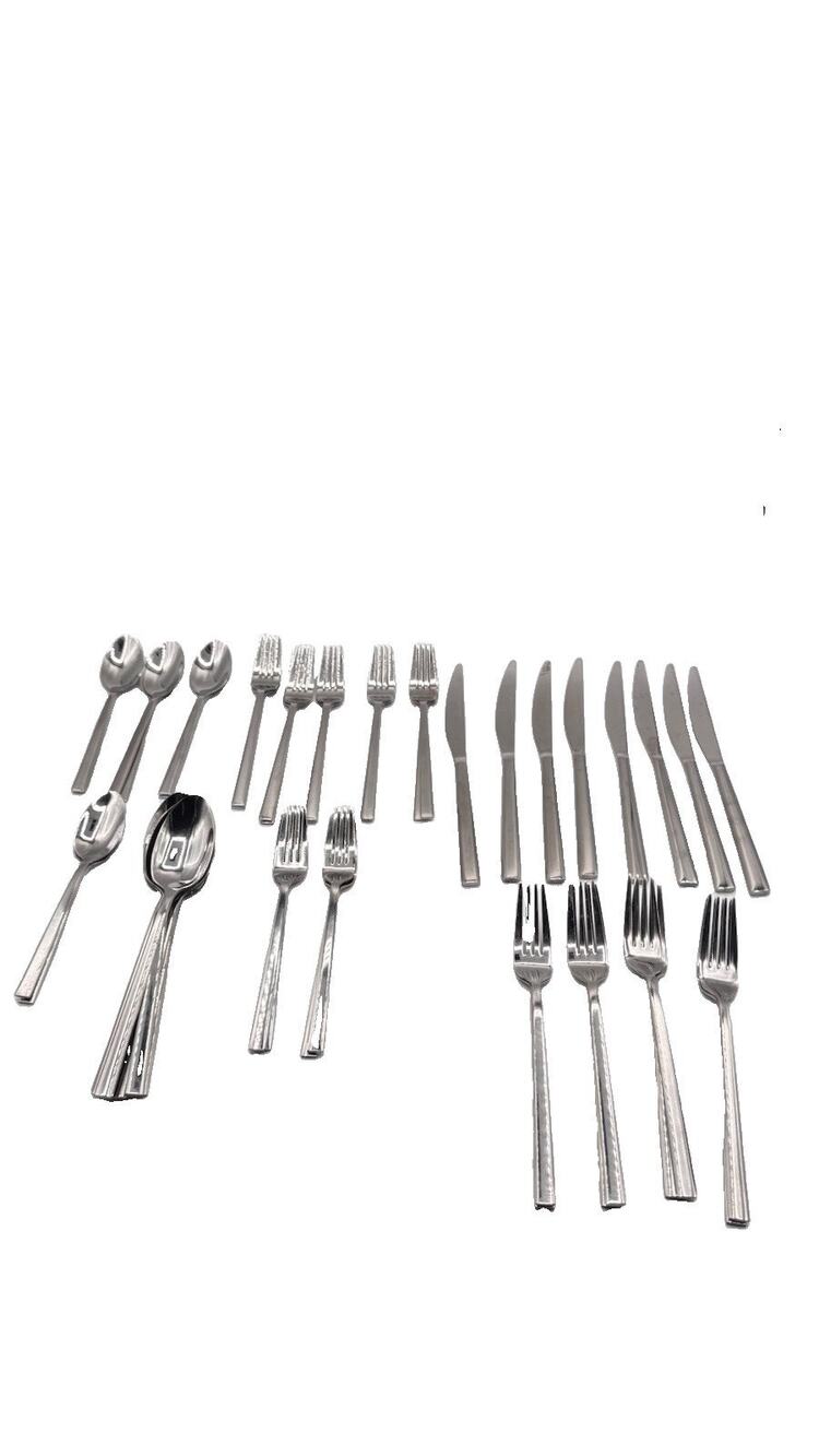 Brandani Flatware 55 Piece Italy Quality Stainless Steel Set Fork Knife Spoon
